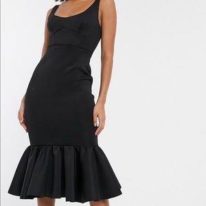 Corset midi dress